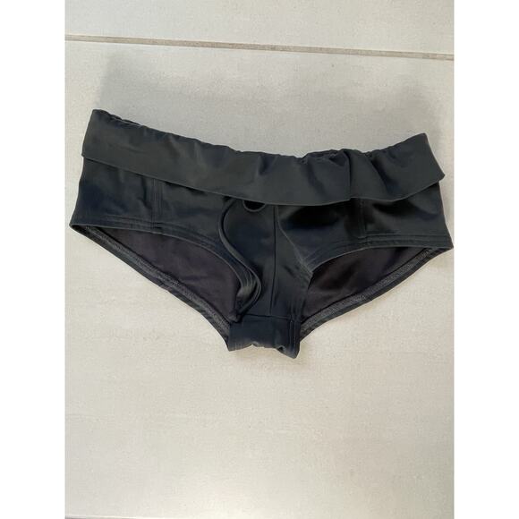 Billabong Swim Bikini Bottom Ruffled Drawstring Waist Swimwear - Picture 1 of 7